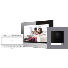   Hikvision DS-KIS702Y(O-STD)/EUROPE BV - 2-vezetékes IP többlakásos audio, video kaputelefon szett