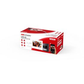  Hikvision DS-KIS704EY/Aluminum - 2-vezetékes többlakásos audio, video kaputelefon szett