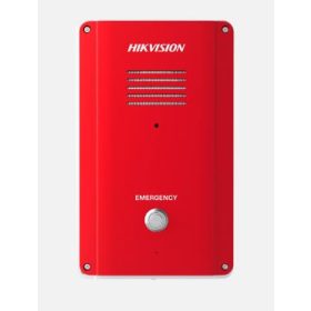   Hikvision DS-PEA101-V1-R segélykérőegység, piros színben, IK09, IP65, kétirányú hang