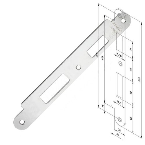 Assa Abloy EA324 Zárpajzs