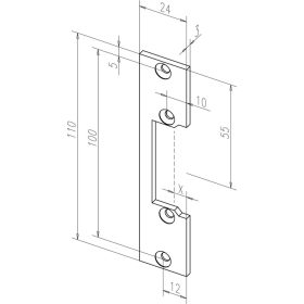 Assa Abloy FF-10640-01 Zárpajzs