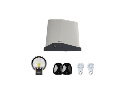 KEY-KTUS4324ES új TURBO S tolókapu szett 400kg, 24V DC, új CT10324 vezérlés
