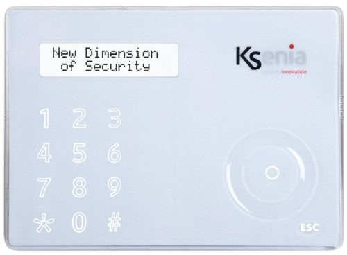 Ksenia ergo LCD kezelő beépített kártyaolvasóval