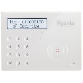 Ksenia ergo-S - fehér LCD kezelő ü