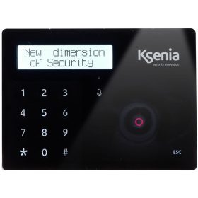Ksenia ergo-S - fekete LCD kezelő