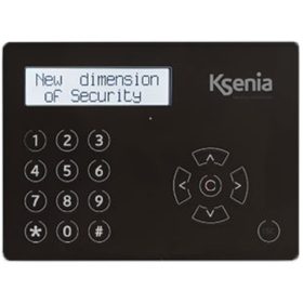 Ksenia ergo-M - fekete LCD kezelő ü