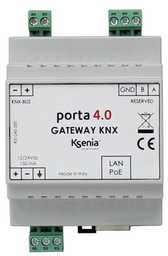 KSENIA - Ksenia porta 4.0 - Konnex Gateway - KNX-integrációs modul lakásautomatizálási modul