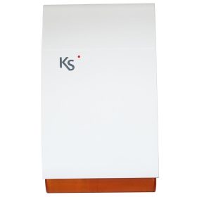   Ksenia imago wls - kültéri, rádiós sziréna, fehér, narancs búra - Kültéri, Rádiós hang-fényjelző, fehér előlap, áttetsző narancssárga alsó résszel