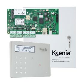   Ksenia lares 4.0 - 40 + ergo S + 25W táp szett - 40 zónás, vezetékes központ szett