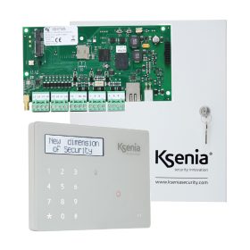   Ksenia lares 4.0 - 40 wls + ergo S + 25W táp szett - 40 zónás, hibrid központ szett