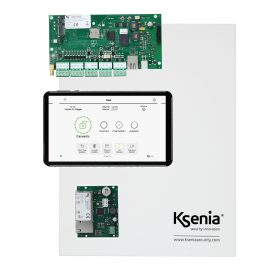   Ksenia lares 4.0 - 40 wls + ergo T + sw 4.0 + 50W táp szett - 40 zónás, hibrid központ szett