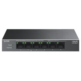 TP-Link LS106LP fémházas, asztali PoE switch, 6 port