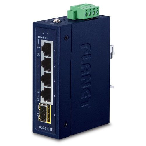 Planet IGS-510TF IP30 Industrial switch