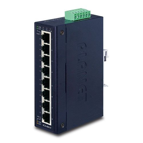 Planet IGS-801T IP30 Industrial switch