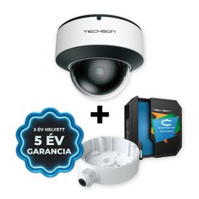   Techson TCI MS6 D004 WI ADM -2.8 + JG + SCSTD1 4 Mpx-es IP kamera Tömszelencés kötődobozzal és SmartCenter STD licenccel