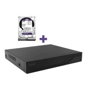   Techson TCR A12 S204-NS 4 csatornás Analóg HD rögzítő + 2 TB HDD