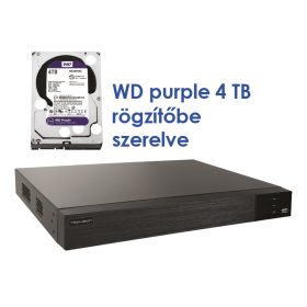   Techson TCR I22 M16-A2 16 csatornás IP rögzítő + 4 TB HDD