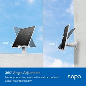   TP-Link TAPO A200 Okos Solar Panel IP65 360 fokos állítható tartóval