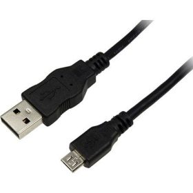 USB A - USB mini B Toldó, USB, fekete