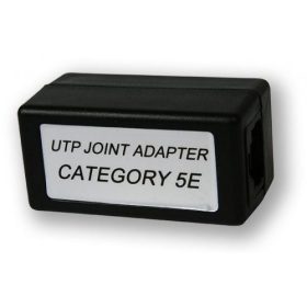Lengő Toldó, UTP, Cat.5e, fekete