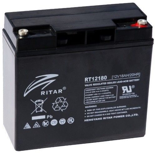 RT12180-F13 Ritar 12V/18Ah F13 zárt ólomakkumulátor