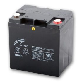 Ritar RT12280S-F11 zárt ólomakkumulátor, 12 V, 28 Ah