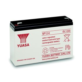 YUASA NP12-6  akkumulátor, 6 V, 12 Ah
