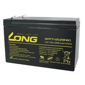 Long WP7-12 bal+ akkumulátor, 12 V, 7 Ah