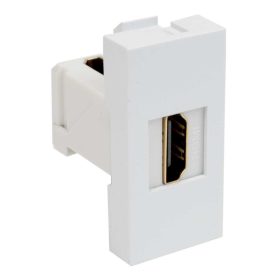   Kopos QD 45X22.5-HDMI HB Kábelcsatornába szerelhető Aljzat, HDMI, fehér