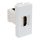 Kopos QD 45X22.5-HDMI HB Kábelcsatornába szerelhető Aljzat, HDMI, fehér