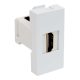 Kopos QD 45X22.5-HDMI HB Kábelcsatornába szerelhető Aljzat, HDMI, fehér