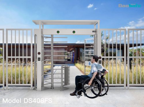 Daosafe dao_DS408FS Kétsávos áthaladást biztosító Forgókapu