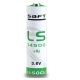 SAFT LS 14500 ipari lítium ceruzaelem, AA, 3,6 V, 2600 mAh