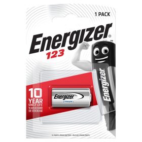 Energizer lítium fotóelem, CR123, 3 V, 1500 mAh