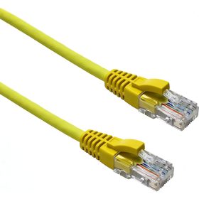   Excel BB003MPLYW Cat.5e U/UTP patchkábel, sárga, 4x2 eres, 3 m