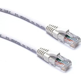 Excel 100-403-WT Cat.6 U/UTP patchkábel, 1x4 eres, 0,3 m
