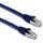 Excel 100-220 Cat.6a F/FTP patchkábel, kék, 1 m