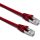 Excel 100-162 Cat.6a F/FTP patchkábel, piros, 2 m