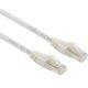 Excel 100-250 Cat.6a F/FTP patchkábel, fehér, 4x2 eres, 3 m