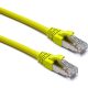 Excel 100-168 Cat.6a F/FTP patchkábel, sárga, 3 m