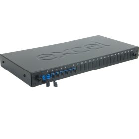   Excel 200-472-HB Patch panel, monomódosú, OS2, 19” rackbe szerelhető, LC