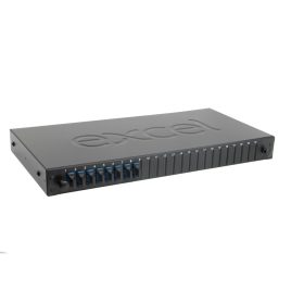   Excel 200-482 Patch panel, monomódosú, OS2, 19” rackbe szerelhető, SC-SC