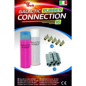   RayTech Galactic Rubber Csatlakozó készlet, 5 x 2,5 - 16 mm