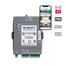   TELL gsmT4G_SMART_MODULE_MINI_DIN_RAIL_4G.IN6.R2 4G Kommunikátor