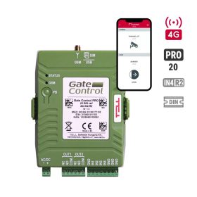   TELL gsmTGSM_Gate_Control_PRO_20_DIN_Rail-4G 2G, 4G Kapunyitó