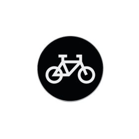 ARSFPO-01 piktogramos lencse, 120mm, KERÉKPÁROS