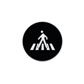 ARSFPO-09 piktogramos lencse, 120mm, GYALOGOS ÁTKELŐ