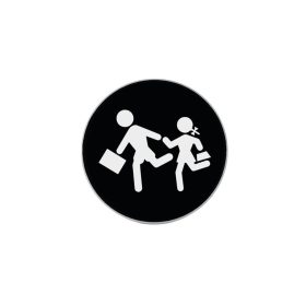 ARSFPO-10 piktogramos lencse, 120mm, GYERMEK KÖZLEKEDÉS