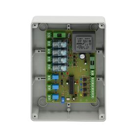   LD.TL-CTRL24 forgalomirányító lámpa vezérlés, 2db 24VDC forgalomirányító lámpához, 4 működési logika, 4 bemenet, 3 kimenet