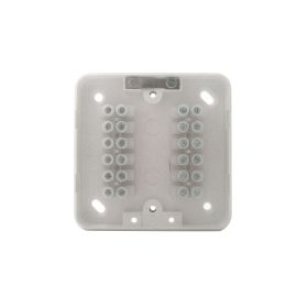 RK120 Szabotázsvédett kötődoboz, 80 x 80 x 20 mm